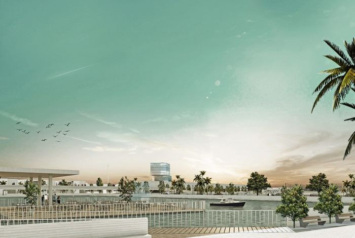 مدينة البحيرة السكنية — بغداد — طريق المطار